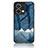 Coque Contour Silicone et Vitre Motif Fantaisie Miroir Etui Housse LS2 pour Xiaomi Redmi Note 13 5G Bleu