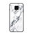 Coque Contour Silicone et Vitre Motif Fantaisie Miroir Etui Housse LS2 pour Xiaomi Redmi Note 9 Pro Blanc