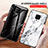 Coque Contour Silicone et Vitre Motif Fantaisie Miroir Etui Housse LS2 pour Xiaomi Redmi Note 9 Pro Max Petit