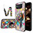 Coque Contour Silicone et Vitre Motif Fantaisie Miroir Etui Housse LS3 pour Asus ROG Phone 6 Pro Colorful