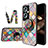 Coque Contour Silicone et Vitre Motif Fantaisie Miroir Etui Housse LS3 pour Oppo A2 5G Colorful