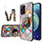 Coque Contour Silicone et Vitre Motif Fantaisie Miroir Etui Housse LS3 pour Oppo Find X3 5G Colorful
