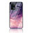 Coque Contour Silicone et Vitre Motif Fantaisie Miroir Etui Housse LS4 pour Oppo F19 Pro Violet