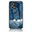 Coque Contour Silicone et Vitre Motif Fantaisie Miroir Etui Housse LS4 pour Oppo Reno7 4G Bleu