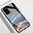 Coque Contour Silicone et Vitre Motif Fantaisie Miroir Etui Housse M01 pour Samsung Galaxy S20 Plus Petit