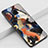 Coque Contour Silicone et Vitre Motif Fantaisie Miroir Etui Housse M02 pour Huawei Mate 20 X 5G Orange