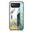 Coque Contour Silicone et Vitre Motif Fantaisie Miroir Etui Housse pour Asus ROG Phone 6 Pro Vert