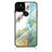 Coque Contour Silicone et Vitre Motif Fantaisie Miroir Etui Housse pour Google Pixel 4a 5G Petit