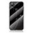 Coque Contour Silicone et Vitre Motif Fantaisie Miroir Etui Housse pour Google Pixel 4a Noir