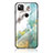 Coque Contour Silicone et Vitre Motif Fantaisie Miroir Etui Housse pour Google Pixel 4a Petit