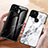 Coque Contour Silicone et Vitre Motif Fantaisie Miroir Etui Housse pour Google Pixel 5 Petit