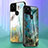 Coque Contour Silicone et Vitre Motif Fantaisie Miroir Etui Housse pour Google Pixel 5 Petit