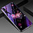 Coque Contour Silicone et Vitre Motif Fantaisie Miroir Etui Housse pour Huawei Enjoy 10e Violet