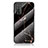 Coque Contour Silicone et Vitre Motif Fantaisie Miroir Etui Housse pour Huawei Honor 10X Lite Or et Noir