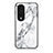 Coque Contour Silicone et Vitre Motif Fantaisie Miroir Etui Housse pour Huawei Honor 80 GT 5G Blanc