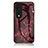 Coque Contour Silicone et Vitre Motif Fantaisie Miroir Etui Housse pour Huawei Honor 80 GT 5G Rouge