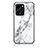 Coque Contour Silicone et Vitre Motif Fantaisie Miroir Etui Housse pour Huawei Honor 80 SE 5G Blanc