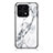 Coque Contour Silicone et Vitre Motif Fantaisie Miroir Etui Housse pour Huawei Honor X6 5G Blanc