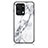 Coque Contour Silicone et Vitre Motif Fantaisie Miroir Etui Housse pour Huawei Honor X7a Blanc