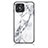 Coque Contour Silicone et Vitre Motif Fantaisie Miroir Etui Housse pour Huawei Honor X8 4G Blanc