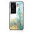 Coque Contour Silicone et Vitre Motif Fantaisie Miroir Etui Housse pour Huawei P60 Petit