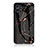 Coque Contour Silicone et Vitre Motif Fantaisie Miroir Etui Housse pour Nothing Phone 1 Or et Noir