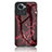 Coque Contour Silicone et Vitre Motif Fantaisie Miroir Etui Housse pour OnePlus 10R 5G Rouge