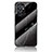 Coque Contour Silicone et Vitre Motif Fantaisie Miroir Etui Housse pour OnePlus 9RT 5G Noir