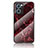 Coque Contour Silicone et Vitre Motif Fantaisie Miroir Etui Housse pour OnePlus Nord CE 2 5G Rouge