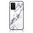 Coque Contour Silicone et Vitre Motif Fantaisie Miroir Etui Housse pour Oppo A16 Blanc