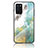 Coque Contour Silicone et Vitre Motif Fantaisie Miroir Etui Housse pour Oppo A16 Petit