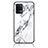 Coque Contour Silicone et Vitre Motif Fantaisie Miroir Etui Housse pour Oppo F19 Pro Blanc