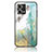 Coque Contour Silicone et Vitre Motif Fantaisie Miroir Etui Housse pour Oppo F21s Pro 4G Petit