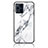 Coque Contour Silicone et Vitre Motif Fantaisie Miroir Etui Housse pour Oppo Find X3 5G Blanc