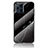 Coque Contour Silicone et Vitre Motif Fantaisie Miroir Etui Housse pour Oppo Find X3 5G Noir