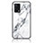 Coque Contour Silicone et Vitre Motif Fantaisie Miroir Etui Housse pour Oppo K9 5G Blanc