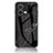 Coque Contour Silicone et Vitre Motif Fantaisie Miroir Etui Housse pour Oppo Reno8 5G Noir