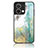 Coque Contour Silicone et Vitre Motif Fantaisie Miroir Etui Housse pour Oppo Reno8 5G Petit