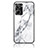 Coque Contour Silicone et Vitre Motif Fantaisie Miroir Etui Housse pour Realme 10 4G Blanc