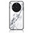 Coque Contour Silicone et Vitre Motif Fantaisie Miroir Etui Housse pour Realme 11 Pro+ Plus 5G Blanc