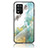 Coque Contour Silicone et Vitre Motif Fantaisie Miroir Etui Housse pour Realme 8 5G Vert