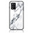 Coque Contour Silicone et Vitre Motif Fantaisie Miroir Etui Housse pour Realme 8s 5G Blanc