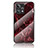 Coque Contour Silicone et Vitre Motif Fantaisie Miroir Etui Housse pour Realme 9 4G Rouge