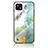 Coque Contour Silicone et Vitre Motif Fantaisie Miroir Etui Housse pour Realme C21 Petit