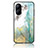 Coque Contour Silicone et Vitre Motif Fantaisie Miroir Etui Housse pour Realme C33 Petit