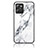 Coque Contour Silicone et Vitre Motif Fantaisie Miroir Etui Housse pour Realme C35 Blanc