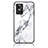 Coque Contour Silicone et Vitre Motif Fantaisie Miroir Etui Housse pour Realme GT Neo3 5G Blanc