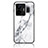 Coque Contour Silicone et Vitre Motif Fantaisie Miroir Etui Housse pour Realme GT Neo5 5G Blanc