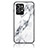 Coque Contour Silicone et Vitre Motif Fantaisie Miroir Etui Housse pour Realme GT2 Pro 5G Blanc