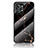 Coque Contour Silicone et Vitre Motif Fantaisie Miroir Etui Housse pour Realme GT2 Pro 5G Or et Noir